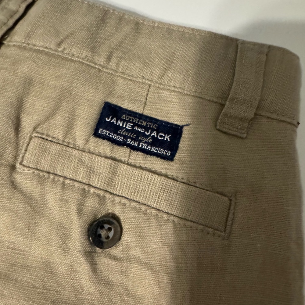 Janie and Jack Tan Boys Shorts, Size 3 NWT - Picture 3 of 5